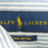 ラルフローレン RALPH LAUREN KNIT OXFORD 総柄ランダム刺繍ストライプ S/S BDポロシャツ メンズ import:XL